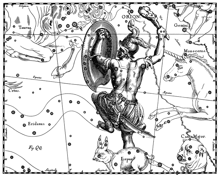 Orion (Jan Hevelius Atlas)